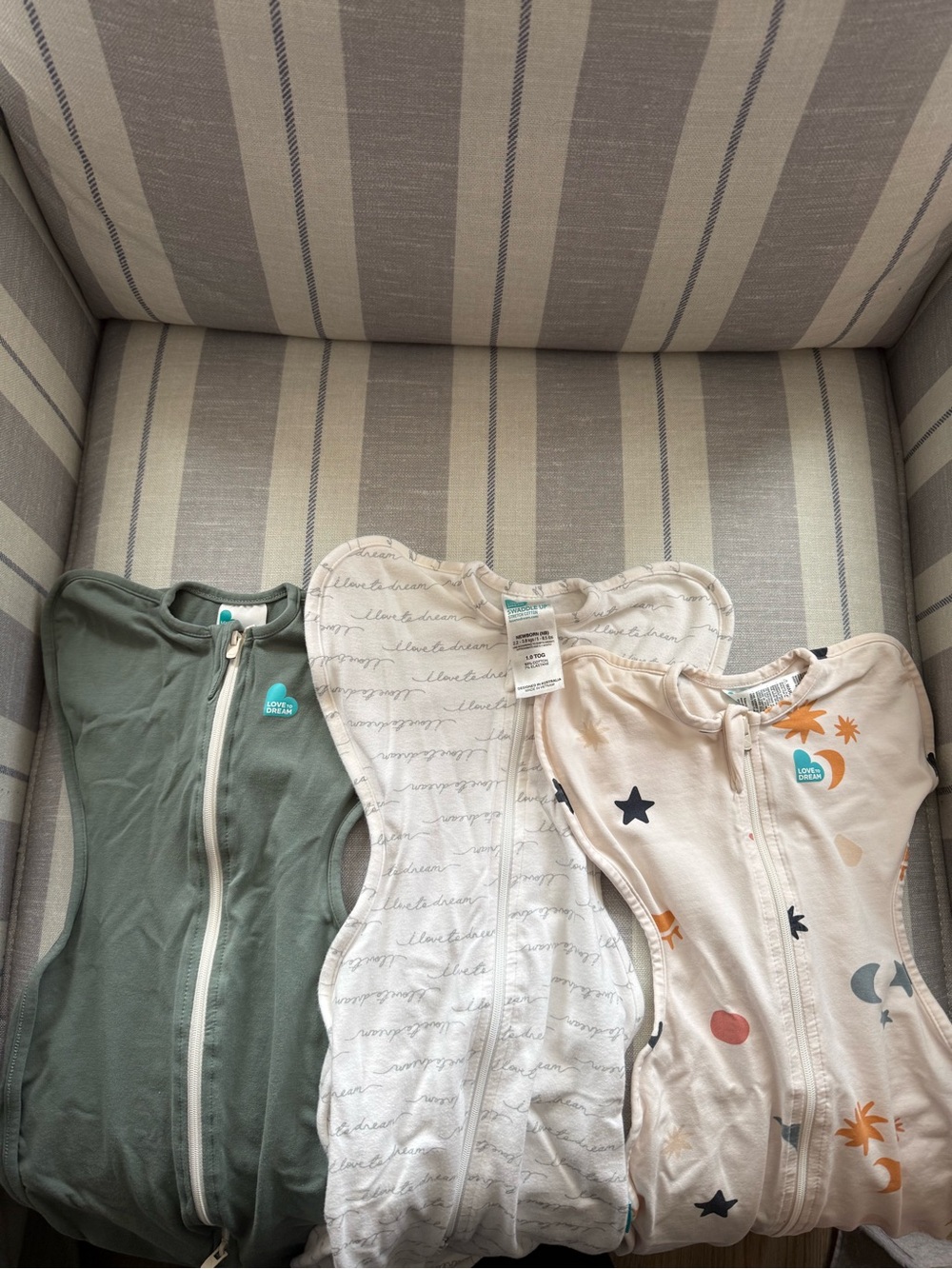 Love To Dream Newborn Swaddle Ups -Three